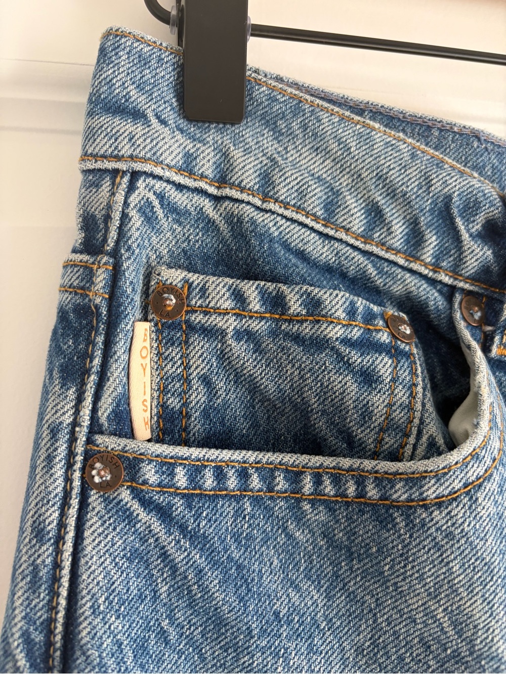 Boyish The Casey Authentic Rigid High Rise Straight - Picture 9 of 11